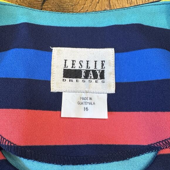 VTG Leslie Fay Leisure Suit Womens Plus Sz 16 Jacket Pants Grandmother Hippy 70s - Picture 3 of 15